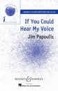 If You Could Hear My Voice SSA choral sheet music cover